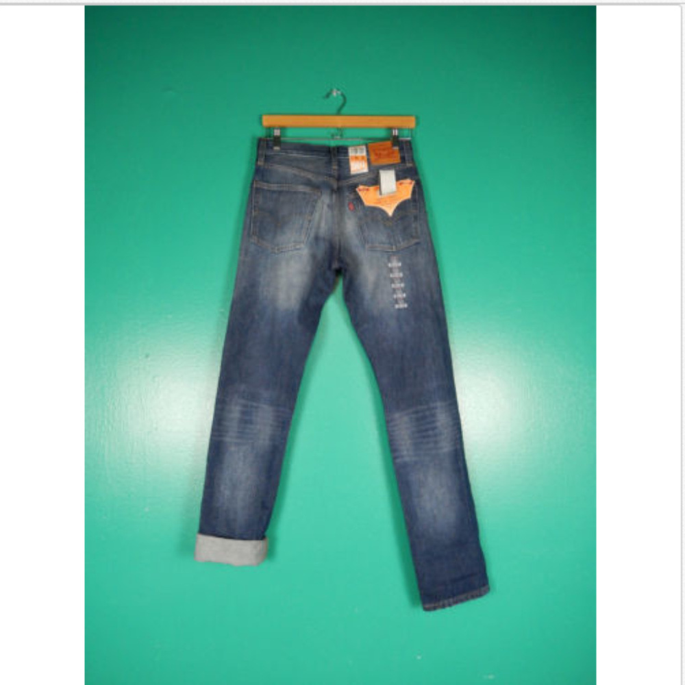 LEVI'S 501 FOR WOMEN STRAIGHT LEG RIDE WEST JEANS - Picture 4 of 11